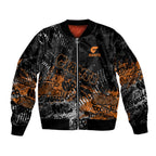 Greater Western Sydney Giants Bomber Jacket Urban Graffiti Street Art - Bold Abstract Spray Paint