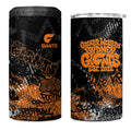 Greater Western Sydney Giants 4 in 1 Can Cooler Tumbler Urban Graffiti Street Art - Bold Abstract Spray Paint