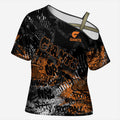 Greater Western Sydney Giants Cross Shoulder Shirt Urban Graffiti Street Art - Bold Abstract Spray Paint