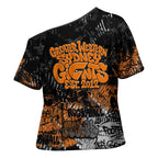Greater Western Sydney Giants Cross Shoulder Shirt Urban Graffiti Street Art - Bold Abstract Spray Paint