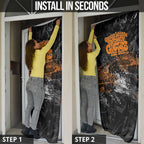 Greater Western Sydney Giants Door Cover Urban Graffiti Street Art - Bold Abstract Spray Paint