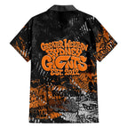 Greater Western Sydney Giants Family Matching Summer Maxi Dress and Hawaiian Shirt Urban Graffiti Street Art - Bold Abstract Spray Paint
