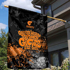 Greater Western Sydney Giants Garden Flag Urban Graffiti Street Art - Bold Abstract Spray Paint