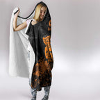 Greater Western Sydney Giants Hooded Blanket Urban Graffiti Street Art - Bold Abstract Spray Paint
