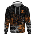 Greater Western Sydney Giants Hoodie Urban Graffiti Street Art - Bold Abstract Spray Paint