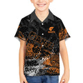 Greater Western Sydney Giants Kid Hawaiian Shirt Urban Graffiti Street Art - Bold Abstract Spray Paint