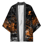 Greater Western Sydney Giants Kimono Urban Graffiti Street Art - Bold Abstract Spray Paint