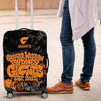 Greater Western Sydney Giants Luggage Cover Urban Graffiti Street Art - Bold Abstract Spray Paint