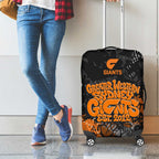 Greater Western Sydney Giants Luggage Cover Urban Graffiti Street Art - Bold Abstract Spray Paint