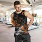Greater Western Sydney Giants Men Tank Top Urban Graffiti Street Art - Bold Abstract Spray Paint