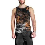 Greater Western Sydney Giants Men Tank Top Urban Graffiti Street Art - Bold Abstract Spray Paint