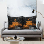 Greater Western Sydney Giants Pillow Cover Urban Graffiti Street Art - Bold Abstract Spray Paint