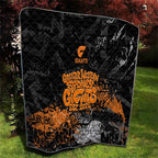 Greater Western Sydney Giants Quilt Urban Graffiti Street Art - Bold Abstract Spray Paint