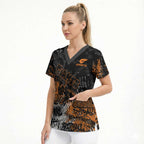 Greater Western Sydney Giants Scrub Top Urban Graffiti Street Art - Bold Abstract Spray Paint