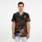 Greater Western Sydney Giants Scrub Top Urban Graffiti Street Art - Bold Abstract Spray Paint
