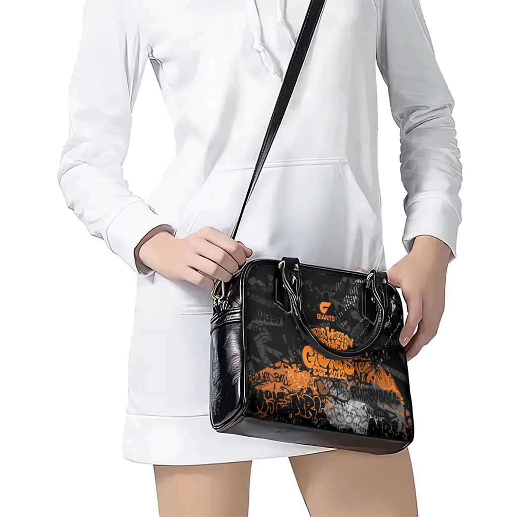 Greater Western Sydney Giants Shoulder Handbag Urban Graffiti Street Art - Bold Abstract Spray Paint