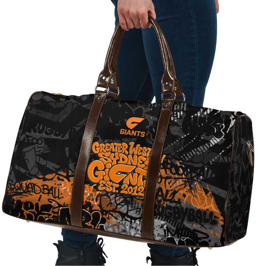 Greater Western Sydney Giants Travel Bag Urban Graffiti Street Art - Bold Abstract Spray Paint