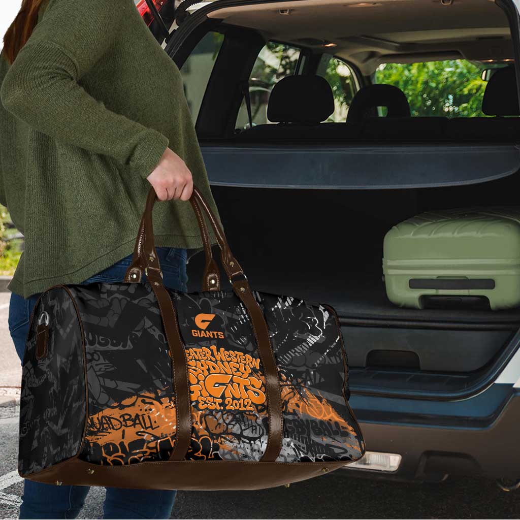 Greater Western Sydney Giants Travel Bag Urban Graffiti Street Art - Bold Abstract Spray Paint