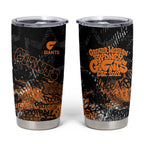 Greater Western Sydney Giants Tumbler Cup Urban Graffiti Street Art - Bold Abstract Spray Paint