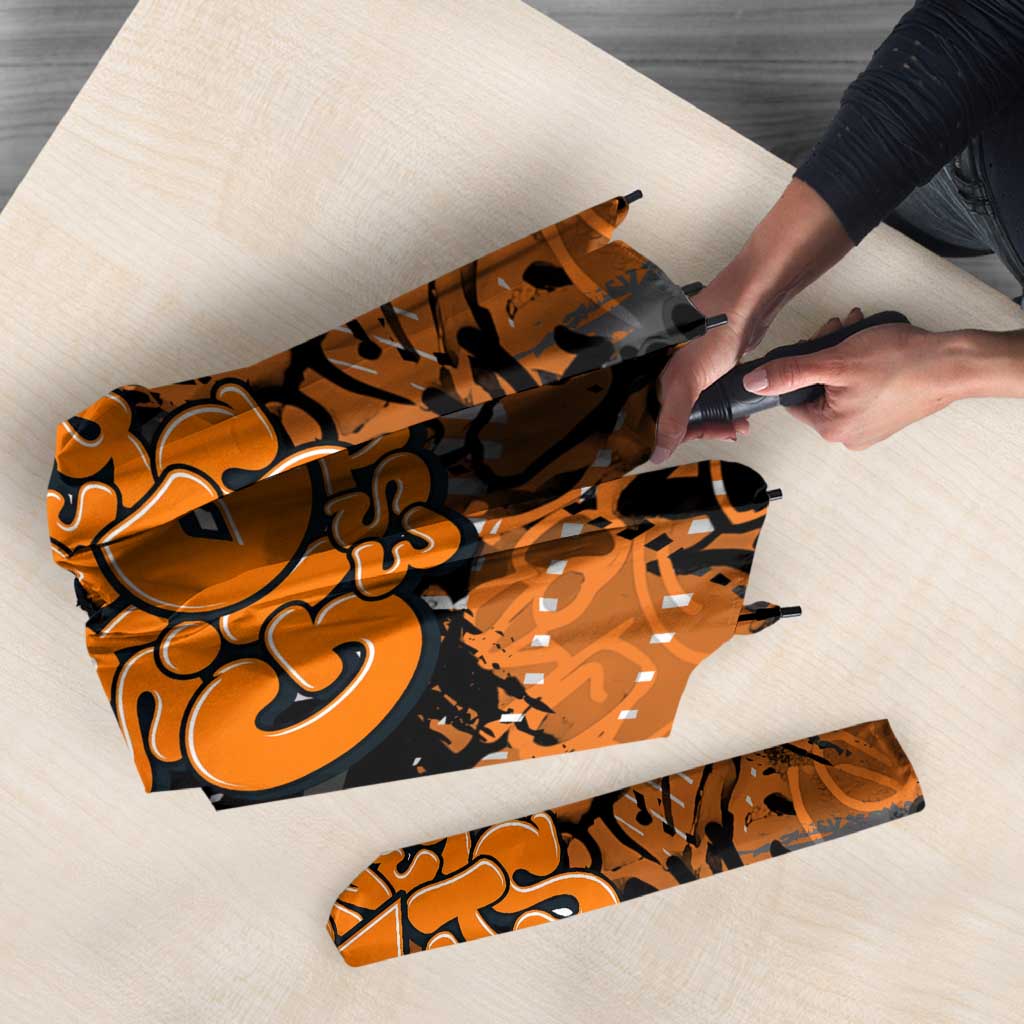 Greater Western Sydney Giants Umbrella Urban Graffiti Street Art - Bold Abstract Spray Paint