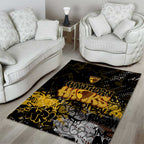 Hawthorn Hawks Area Rug Urban Graffiti Street Art - Bold Abstract Spray Paint