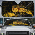 Hawthorn Hawks Auto Sun Shade Urban Graffiti Street Art - Bold Abstract Spray Paint