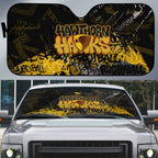 Hawthorn Hawks Auto Sun Shade Urban Graffiti Street Art - Bold Abstract Spray Paint