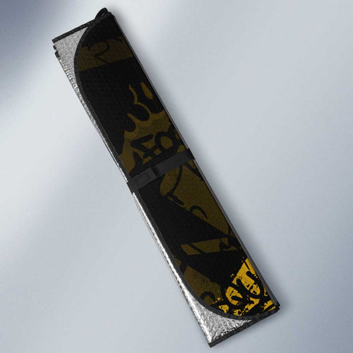 Hawthorn Hawks Auto Sun Shade Urban Graffiti Street Art - Bold Abstract Spray Paint