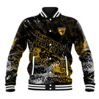 Hawthorn Hawks Baseball Jacket Urban Graffiti Street Art - Bold Abstract Spray Paint