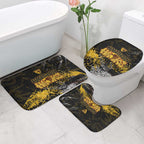 Hawthorn Hawks Bathroom Set Urban Graffiti Street Art - Bold Abstract Spray Paint