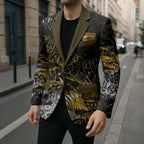 Hawthorn Hawks Blazer Urban Graffiti Street Art - Bold Abstract Spray Paint