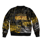 Hawthorn Hawks Bomber Jacket Urban Graffiti Street Art - Bold Abstract Spray Paint