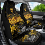Hawthorn Hawks Car Seat Cover Urban Graffiti Street Art - Bold Abstract Spray Paint