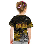 Hawthorn Hawks Kid T Shirt Urban Graffiti Street Art - Bold Abstract Spray Paint