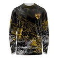 Hawthorn Hawks Long Sleeve Shirt Urban Graffiti Street Art - Bold Abstract Spray Paint