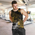 Hawthorn Hawks Men Tank Top Urban Graffiti Street Art - Bold Abstract Spray Paint