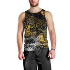 Hawthorn Hawks Men Tank Top Urban Graffiti Street Art - Bold Abstract Spray Paint