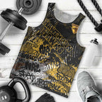 Hawthorn Hawks Men Tank Top Urban Graffiti Street Art - Bold Abstract Spray Paint