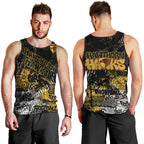 Hawthorn Hawks Men Tank Top Urban Graffiti Street Art - Bold Abstract Spray Paint