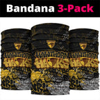 Hawthorn Hawks Neck Gaiter Urban Graffiti Street Art - Bold Abstract Spray Paint