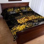 Hawthorn Hawks Quilt Bed Set Urban Graffiti Street Art - Bold Abstract Spray Paint