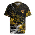 Hawthorn Hawks Rugby Jersey Urban Graffiti Street Art - Bold Abstract Spray Paint