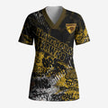 Hawthorn Hawks Scrub Top Urban Graffiti Street Art - Bold Abstract Spray Paint