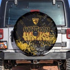 Hawthorn Hawks Spare Tire Cover Urban Graffiti Street Art - Bold Abstract Spray Paint
