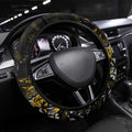 Hawthorn Hawks Steering Wheel Cover Urban Graffiti Street Art - Bold Abstract Spray Paint