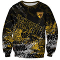Hawthorn Hawks Sweatshirt Urban Graffiti Street Art - Bold Abstract Spray Paint