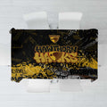 Hawthorn Hawks Tablecloth Urban Graffiti Street Art - Bold Abstract Spray Paint
