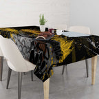Hawthorn Hawks Tablecloth Urban Graffiti Street Art - Bold Abstract Spray Paint
