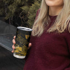 Hawthorn Hawks Tumbler Cup Urban Graffiti Street Art - Bold Abstract Spray Paint