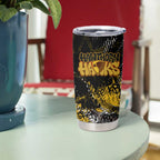Hawthorn Hawks Tumbler Cup Urban Graffiti Street Art - Bold Abstract Spray Paint